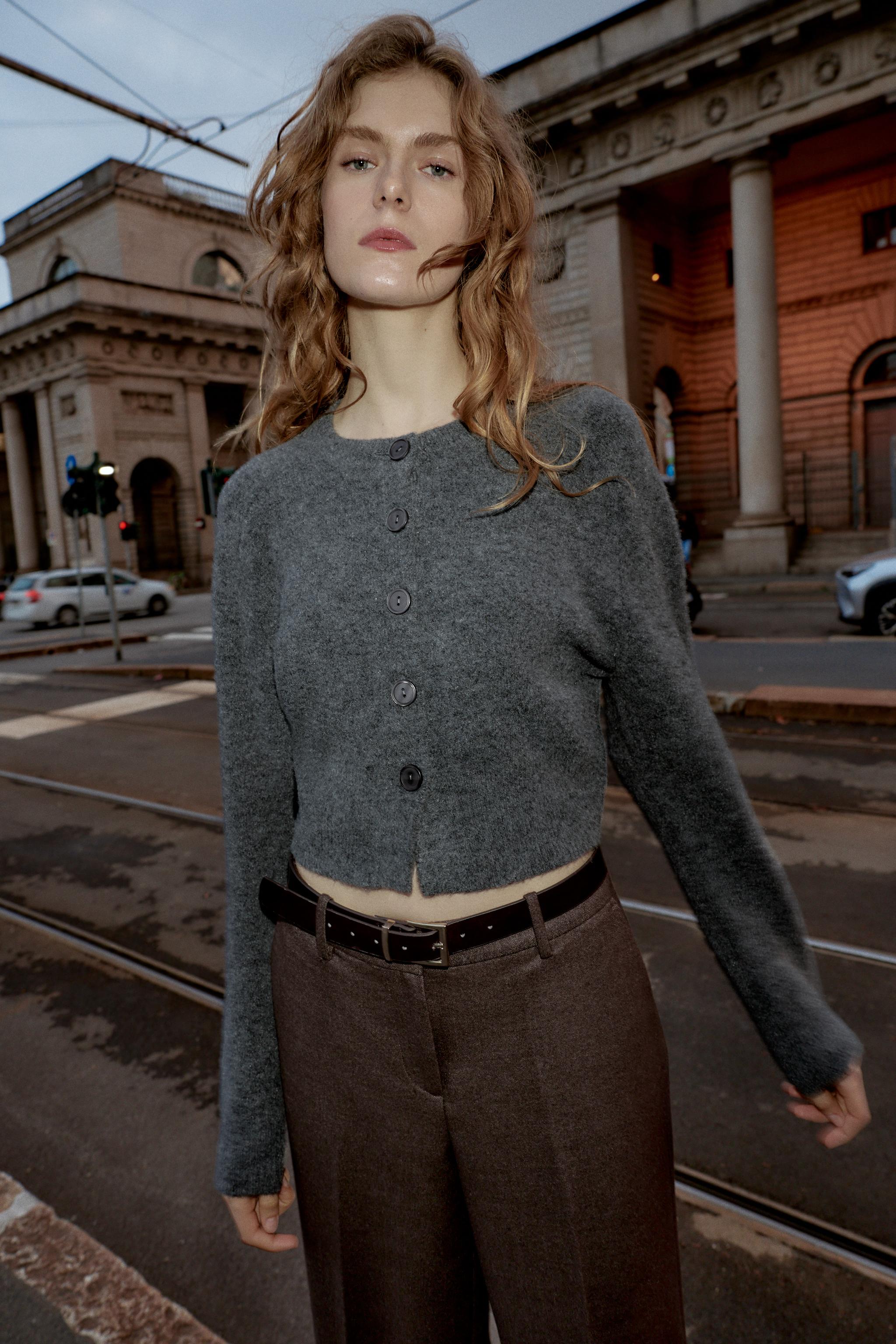 BELTED STRAIGHT LEG PANTS